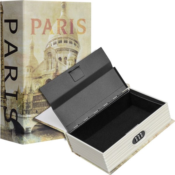 Paris Book Lock Box with Combination Lock | CB12362 – Barska