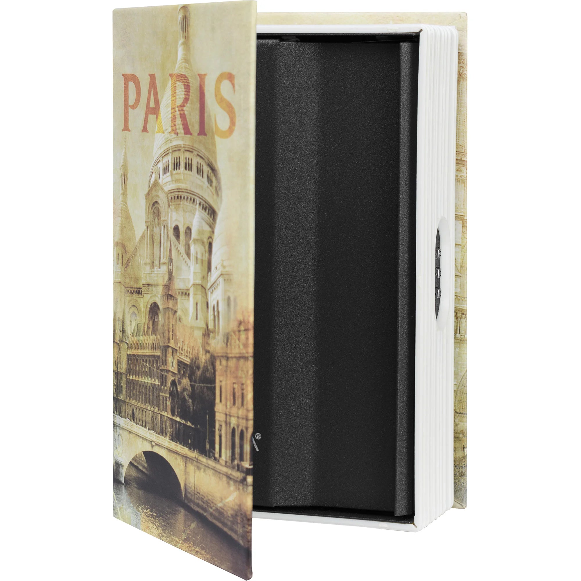 Book Box Lockable Paris Book Lock Box with Combination Lock | CB12362 – Barska