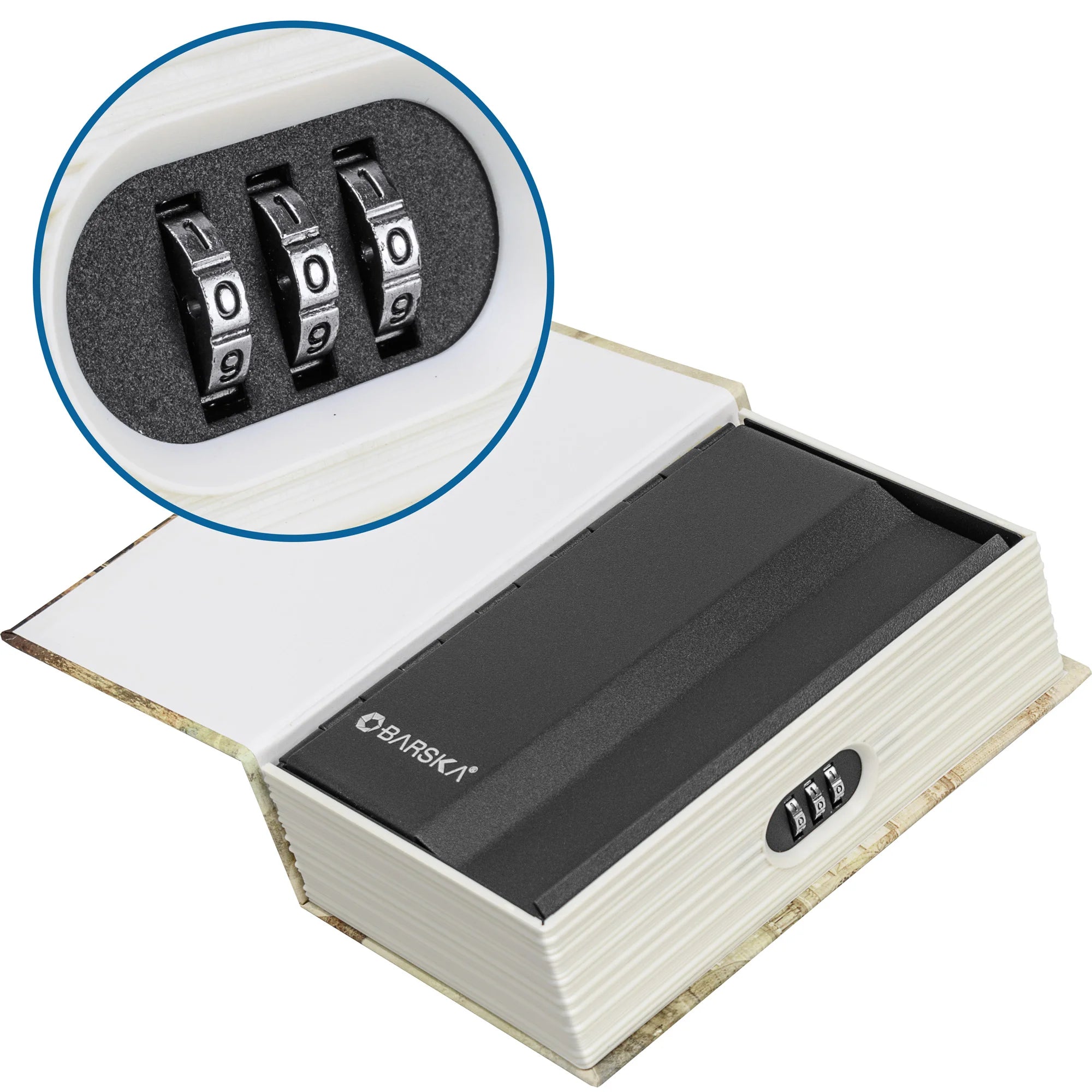 Boock Lock Key Paris Book Lock Box with Combination Lock | CB12362 – Barska
