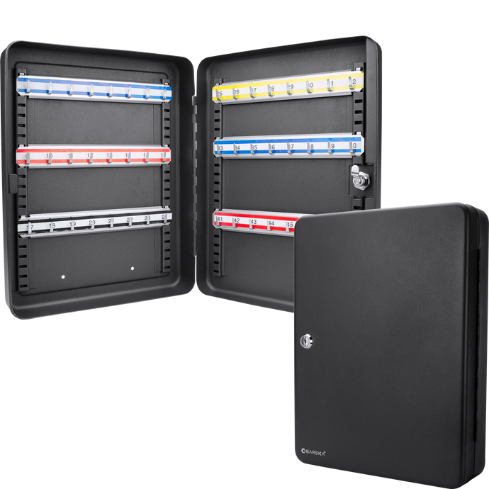 48 Capacity Adjustable Key Cabinet with Key Lock | CB12484 – Barska