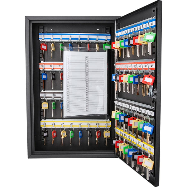 64 Capacity Adjustable Key Cabinet with Key Lock | CB12486 – Barska 64 Capacity Adjustable Key Cabinet with Key Lock | CB12486 – Barska