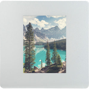 4"x6" 10 Capacity Picture Wall Mount Photo Frame Key Cabinet with Magnetic Lock, Grey | CB13060