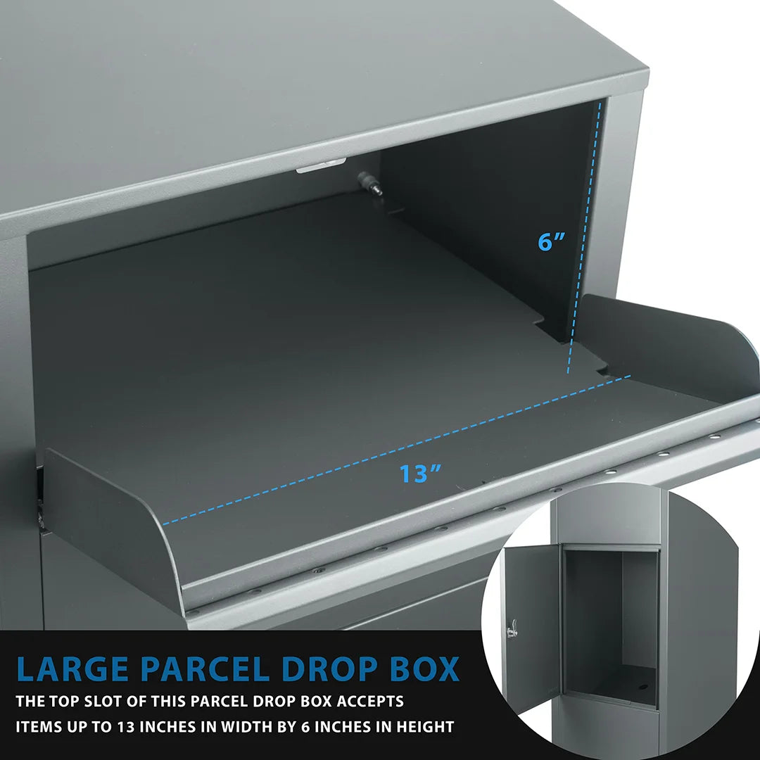 Large Single Compartment Locking Parcel Drop Box | CB13256 – Barska