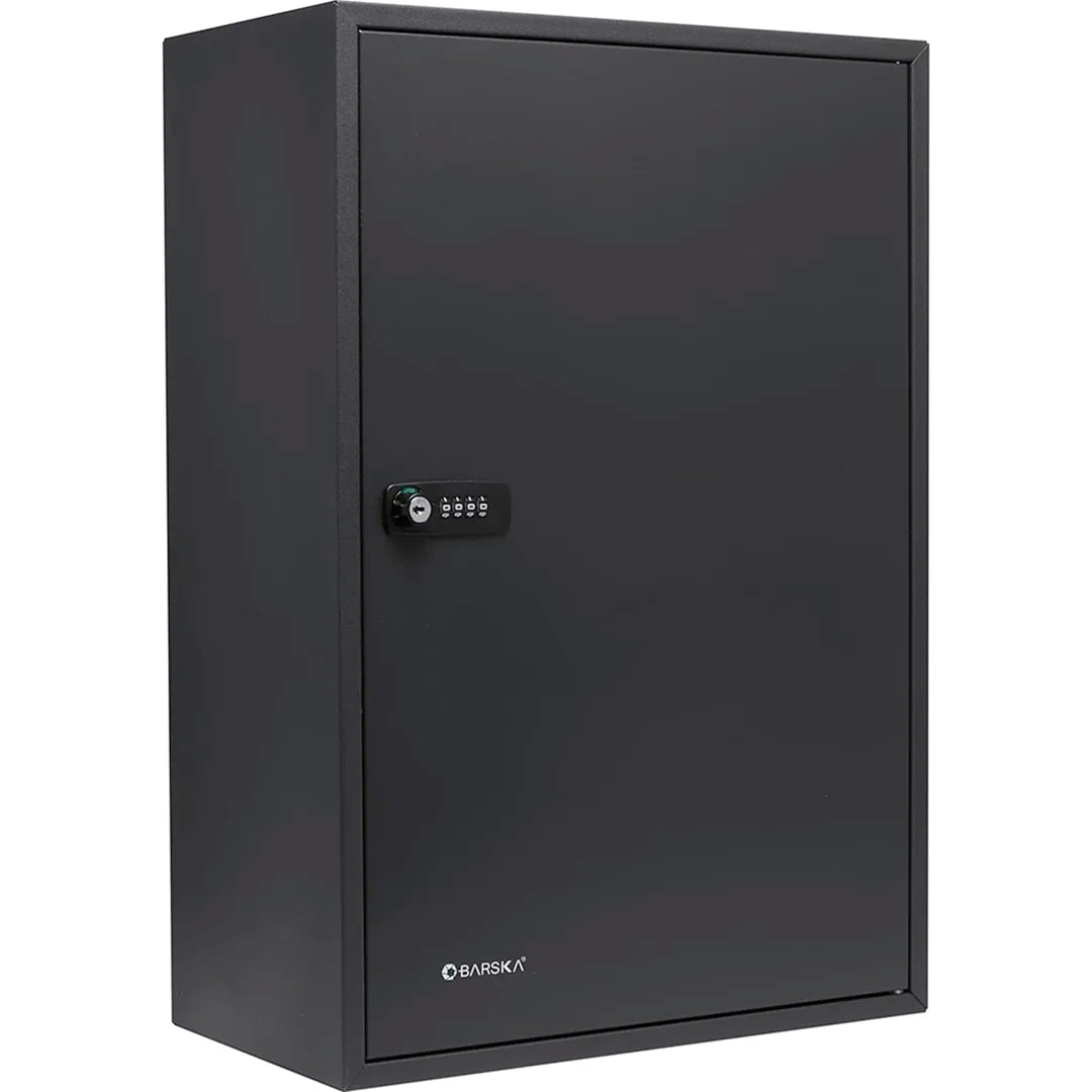 300pcs Key Rack 300 Capacity Adjustable Key Cabinet with Combination & Key Lock, Black ...