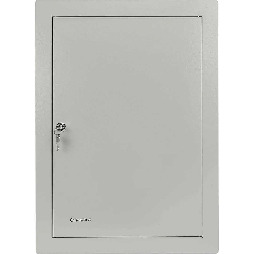 100 Keys Adjustable in Wall Key Lock Box, Grey – Barska