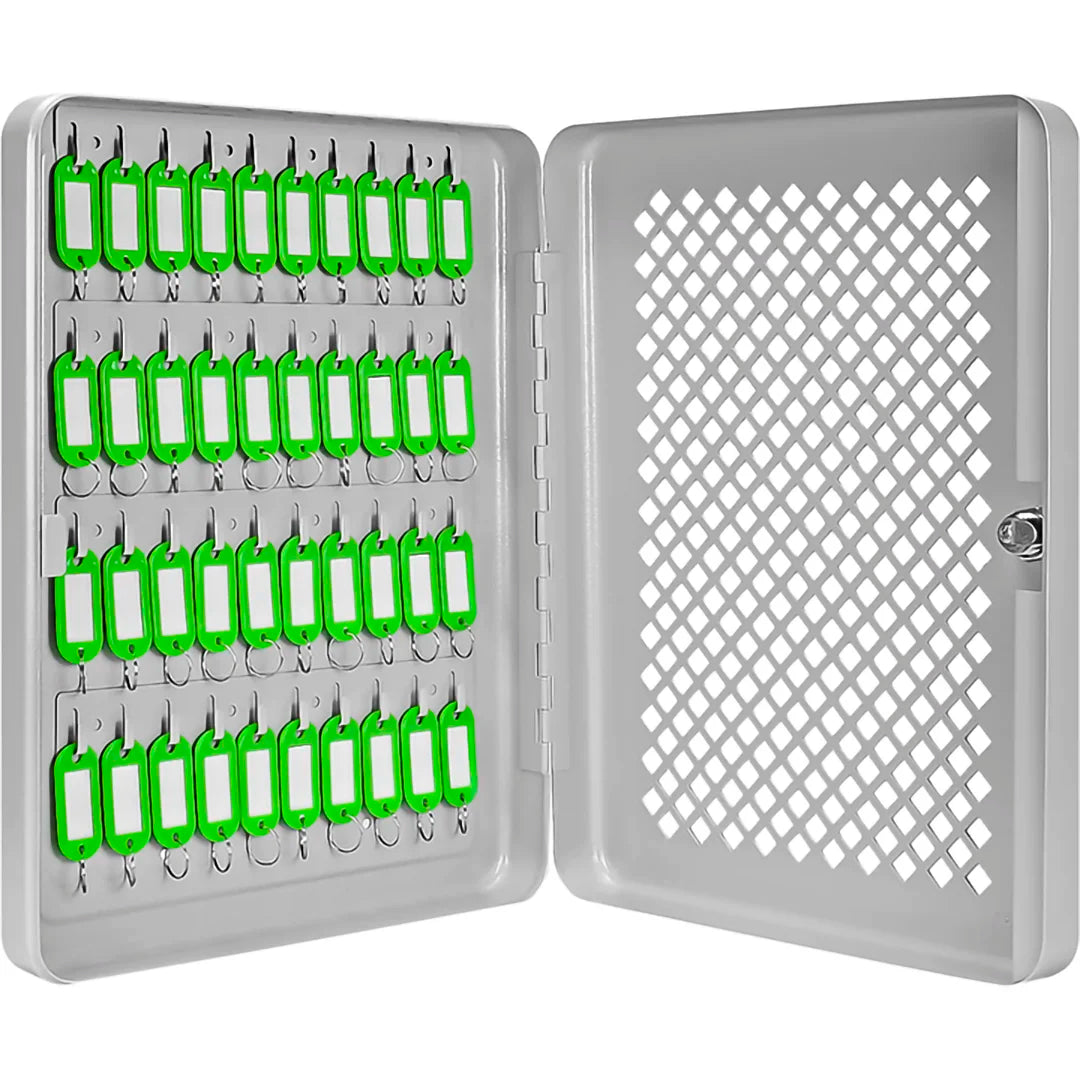 40 Capacity Fixed Position Mesh Front Key Cabinet with Key Lock | CB13 ...