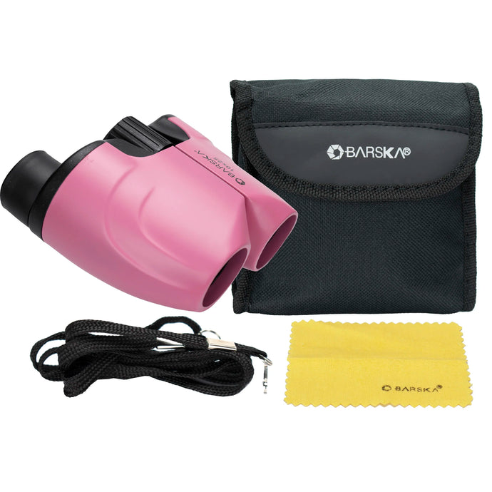 10x25mm Colorado Compact Binoculars, Pink CO11370 – Barska