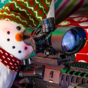 3-9x42mm Sniper IR Mil-Dot Rifle Scope with Rings | AC11668