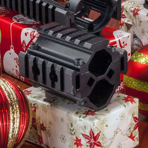 Tri-Rail Double Shotgun Barrel Mount with 5 Sections | AW12012