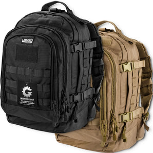 Loaded Gear GX-500 Crossover Tactical Backpacks | Black, Dark Earth | BI12612, BI12614
