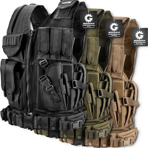 Loaded Gear VX-200 Tactical Vests | Black, OD Green, Dark Earth