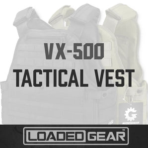 Loaded Gear VX-500 Tactical Vests | Black, OD Green, Dark Earth